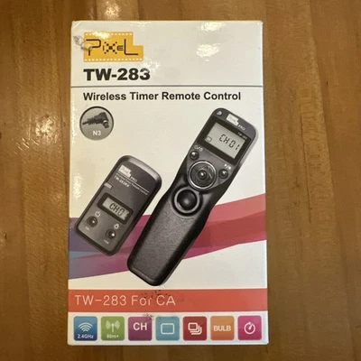 Pixel TW-283 Wireless Timer Remote Control Shutter Release For Canon Nikon Sony  - Image 1 of 2