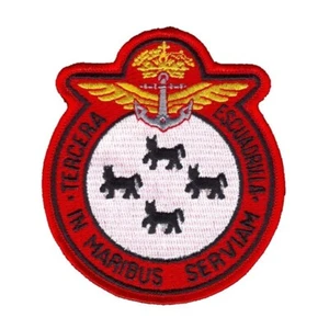 Spanish Navy - 3rd Aircraft Squadron - 3ª Escuadrilla Aeronaves - Badge Patch - Foto 1 di 1