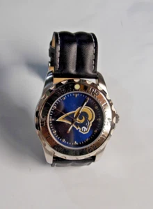 NFL Los Angeles Rams Baseball Herrenuhr Diver Style neue Batterie Spielzeit - Bild 1 von 6