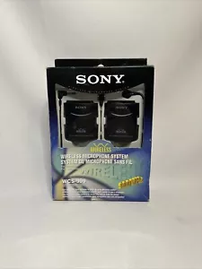 Sony WCS-999 professionelles 900 MHz kabelloses Mikrofonsystem NEU offene Verpackung - Bild 1 von 15