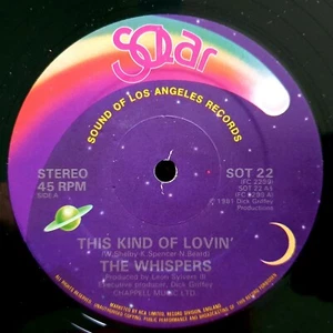 The Whispers - This Kind Of Lovin' - Ex-Zustand 1981 12" - Bild 1 von 2
