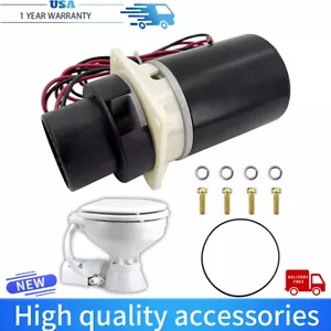 37072-0092 Motor Pump Quiet Flush Designer Series Electric Toilet 12V fit Jabsco - Picture 1 of 6