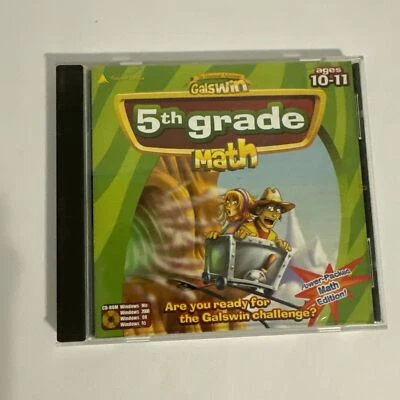 5th Grade MATH - The Educational Adventures / Galswin / CD-ROM / Ages 10-11 - Image 1 of 2