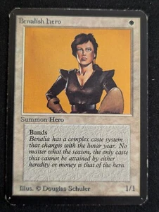 Benalish Hero - Alpha - LP - MTG - Magic The Gathering - White - Creature - Picture 1 of 4
