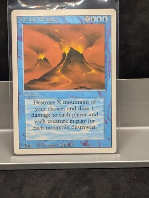 Volcanic Eruption X1 LP 3rd / Revised Edition  MTG Magic the Gathering - Image 1 of 2