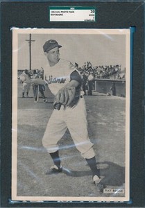 SGC 2 GOOD RAY BOONE VINTAGE 1954 ALL-STAR PHOTO PACK TOUGH CARD GRADED GD TPHLC