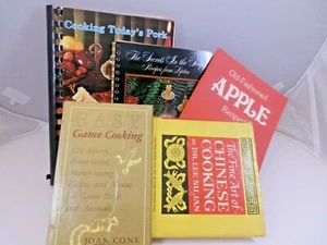 Five Specialty Cookbooks - Recipes for Game, Soup, Apple, Chinese and Pork - Picture 1 of 12