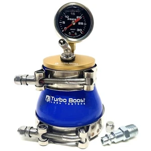 3" TURBO BOOST LEAK TESTER - Test to 30 PSI - PREMIUM BILLET - Fix P0299 - Picture 1 of 7