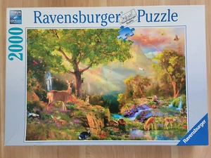 Rompecabezas Ravensburger 2000 piezas raro - 2013 vida silvestre idílica - ciervo del bosque - Imagen 1 de 6