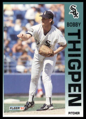 1992 Fleer #99 Bobby Thigpen Chicago White Sox Baseball Card - Image 1 of 2