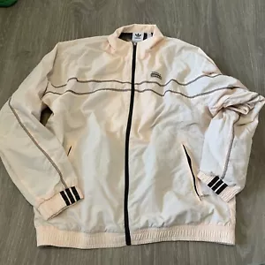 adidas Originals Tracktop Full Zip Up Windbreaker Jacket Men’s Size: Medium Used - Picture 1 of 4