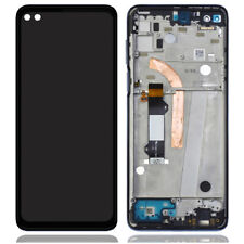 Black Frame For Motorola Moto One 5G XT2075-2 5G UW LCD Touch Screen Digitizer