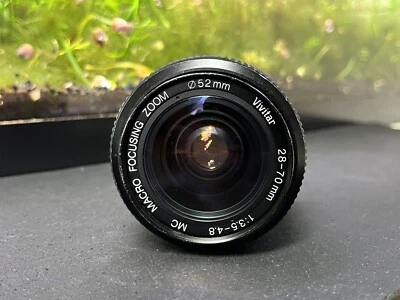 Vivitar 28mm-70mm 1:3.5-4.8 MC Macro Focusing Zoom Lens PK- A/R Mount Dirty Lens - Image 1 of 4