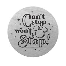 ORIGAMI OWL DISNEY ~ CAN'T STOP ... WON'T STOP PLATE ~ NEW IN PACKAGE ~ SHIP INC