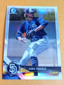 2018 Bowman Draft Chris Paddack RC #BDC-68 Chrome Refractors - Padres - Picture 1 of 2