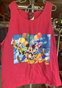 Vintage Mickey And Minnie Mouse Tank Top Size XL Mickey Unlimited Brazos Sportsw - Picture 1 of 6