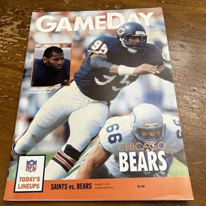 1991 Chicago Bears Vs New Orleans Saints Football Program - Picture 1 of 1