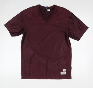 Divided by H&M Mens Brown Polyester T-Shirt Size XS V-Neck - Picture 1 of 10