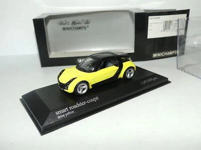 SMART ROADSTER COUPE 2003 Jaune et Noir MINICHAMPS 1:43 - Photo 1/2