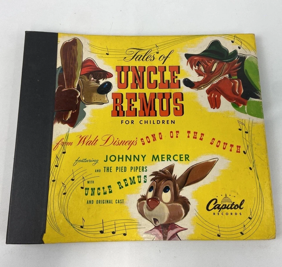 1947 Capitol Records TALES OF UNCLE REMUS For Children Record Set DISNEY 78-RPM - Image 1 of 4