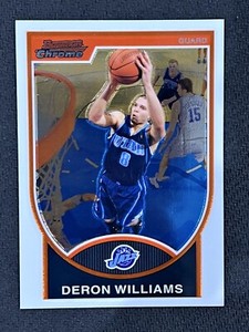 2007 Bowman Chrome Basketball Deron Williams Utah Jazz #8 