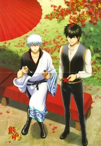 poster promo TsukiPro The Animation Gintama anime Sakata Gintoki Hijikata - Picture 1 of 2