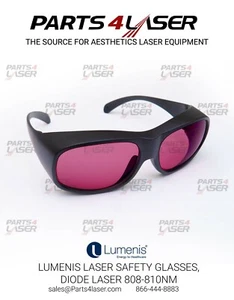 LUMENIS LIGHTSHEER LASER SAFETY GOGGLES, DIODE LASER 808-810NM - Picture 1 of 3