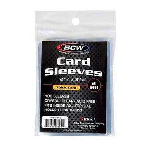 BCW Card Sleeves | Thick Cards (100 unidades) - Imagen 1 de 1