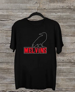 NEU Melvins Band Logo klassisches kurzärmliges schwarzes T-Shirt alle Größen OB239 - Bild 1 von 3