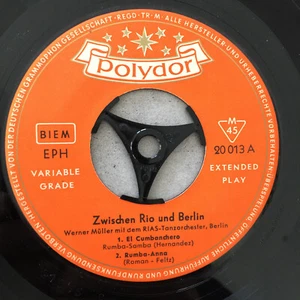 WERNER MÜLLER: Zwischen Rio und Berlin (EP Polydor 20 013 EPH / Mono) - Bild 1 von 2