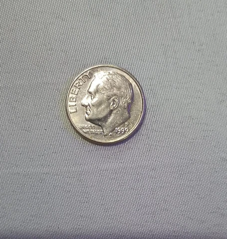 1999 P Roosevelt Dime Full Torch Cover