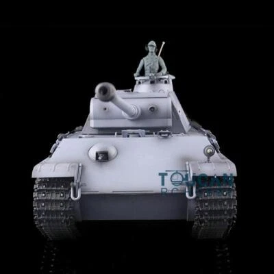 1/16 Henglong 7.0 Upgraded German Panther G RTR RC Tank Gray 3879 Metal Tracks - Image 1 of 4