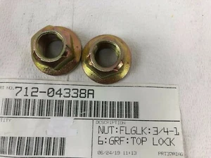 CUB CADET PRO Z 700 KW 760-L(53TIHKTV050)FRONT AXLE NUT-712-04338A-PACK OF 2 - Picture 1 of 2