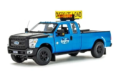 Sword 1100RHDLAM Ford F250 Pickup w/Rack & Trailer - RHD - Lampson 1/50 Die-cast - Image 1 of 4