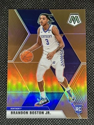 2021 Panini Chronicles Mosaic BRANDON BOSTON JR RC #275 BRONZE PRIZM ROOKIE CARD - Image 1 of 2