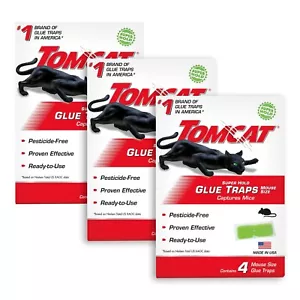 Tomcat Super Hold Glue Traps Mouse Size, 3-Pack (12 Glue Traps) - Picture 1 of 6