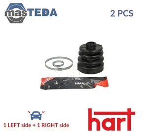 402 756 CV JOINT BOOT KIT PAIR TRANSMISSION SIDED FRONT HART 2PCS NEW - Picture 1 of 5