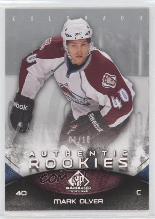 2010-11 SP Game Used Edition Silver Spectrum /10 Mark Olver #176 Rookie RC - Image 1 of 2