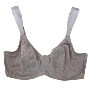Natori Full Coverage Lace Bra Semi Sheer Unlined Underwire Nude Size 36DD - Picture 1 of 12
