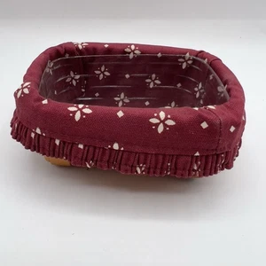 Longaberger 2000 Business Card Basket Red Liner Protector USA - Picture 1 of 12