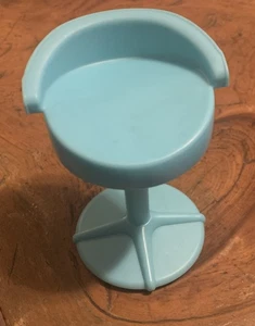 Barbie Ambulance Care Clinic Accessory Blue Stool Chair ONLY Free Shipping - Picture 1 of 4