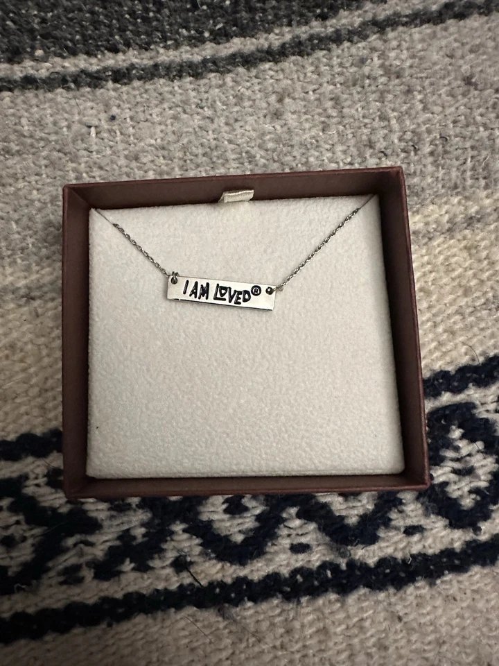 Collar de cadena colgante barra diamante IM LOVE HELZBERG 18" NUEVO DE STOCK  Foto 1 de 3