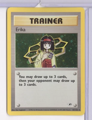 💎Erika 16/132 Gym Heroes Holo💎 - Image 1 of 2