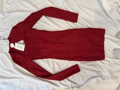 NWT Long sleeve Black Red sweater dress Dress women’s size XS H&M - Image 1 of 4
