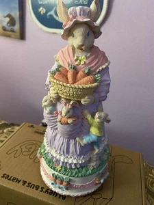 VINTAGE MUSICAL EASTER BUNNY PLAYS "EASTER PARADE" - Picture 1 of 3