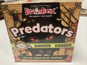 BrainBox Predators Educational Family Quiz Trivia Card Game Play Learn Together - Picture 1 of 6