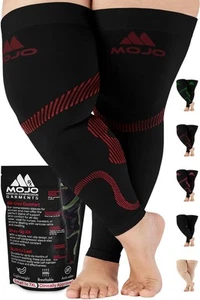 Mojo - Compression Socks Footless for Women and Men 20-30mmHg - Big and Tall ... - Picture 1 of 7