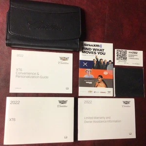 2022 CADILLAC XT6 OWNERS MANUAL BOOKS NAV REF XM GUIDES CASE ALL MODELS - Bild 1 von 8