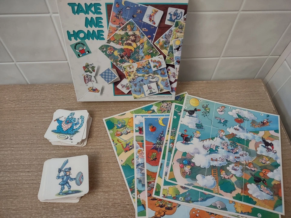 Take Me Home by Discovery Toys Map Reference Game 1987 Vintage - Item 314 - Image 1 of 1