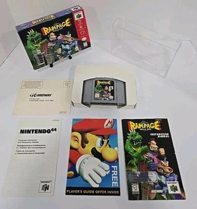 Rampage World Tour (Nintendo 64, 1996) N64 100% Complete w/ Manuals & Reg Card - Picture 1 of 20